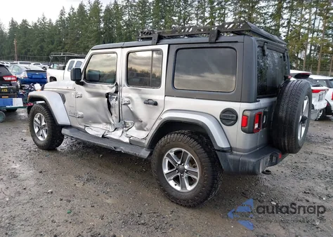 2019 Jeep Wrangler Unlimited Sahara 4X4 from USA, damaged, VIN 1C4HJXEG8KW529033